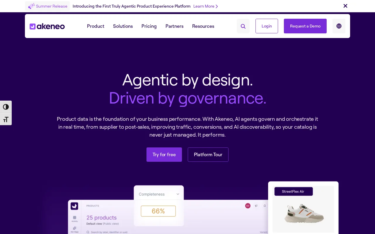 Akeneo product screenshot