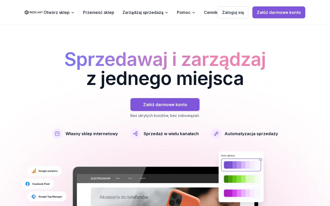 Redcart product screenshot
