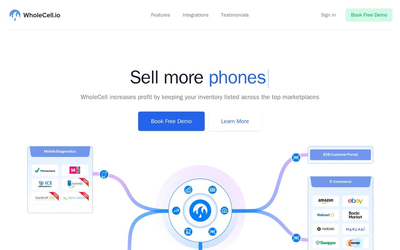 WholeCell product screenshot