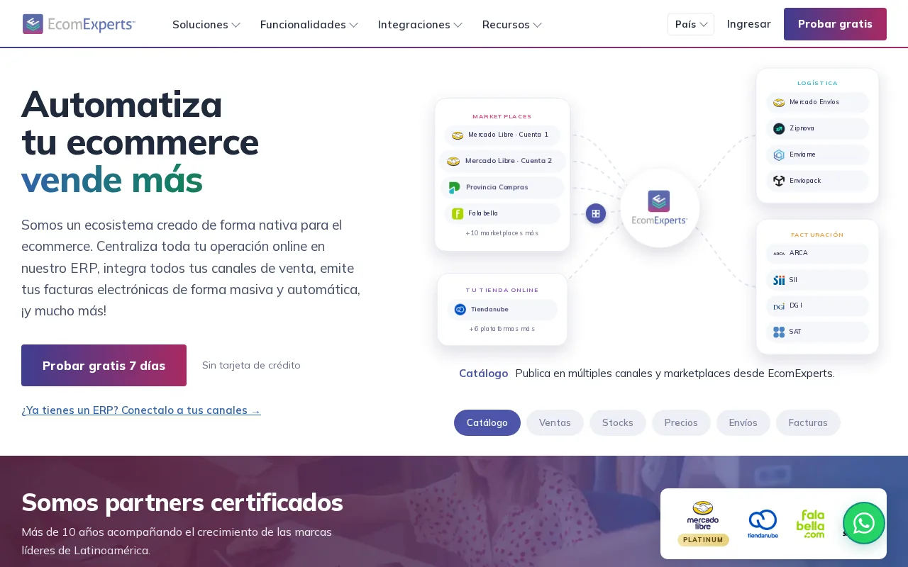 EcomExperts product screenshot