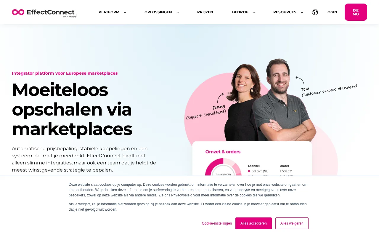 EffectConnect product screenshot