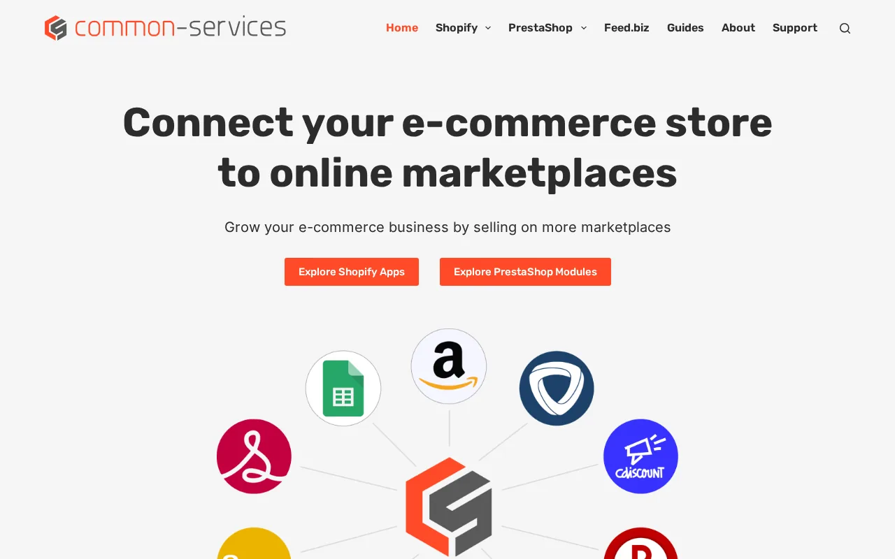 Common Services product screenshot