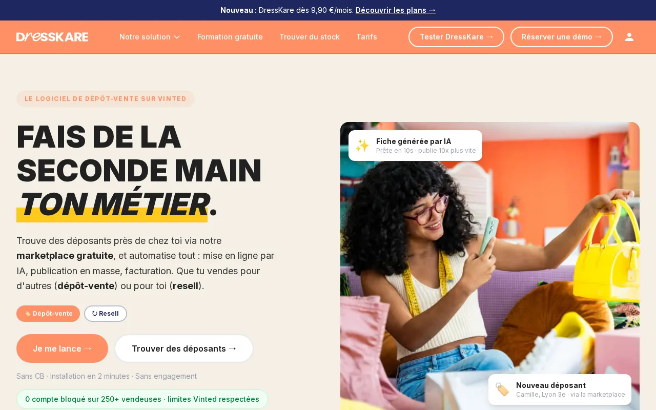 DressKare product screenshot