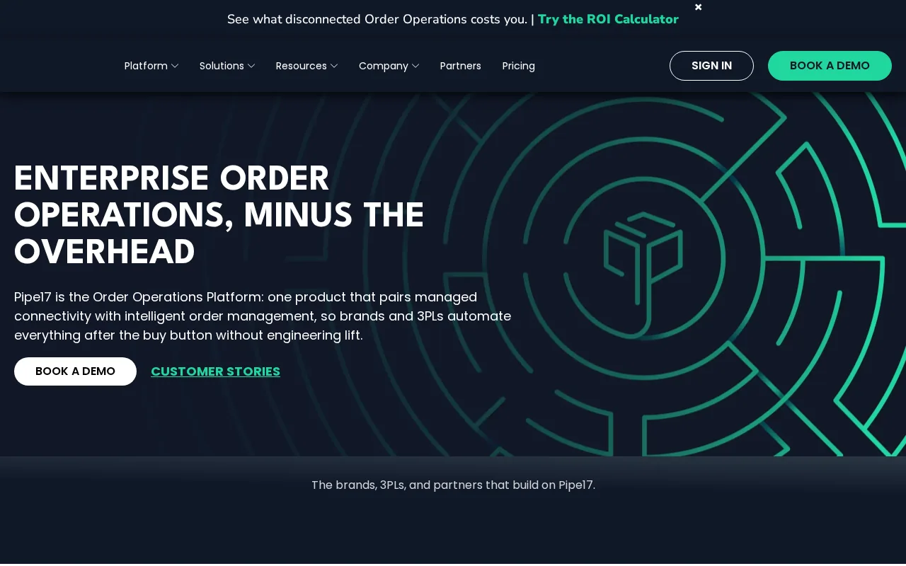 Pipe17 product screenshot
