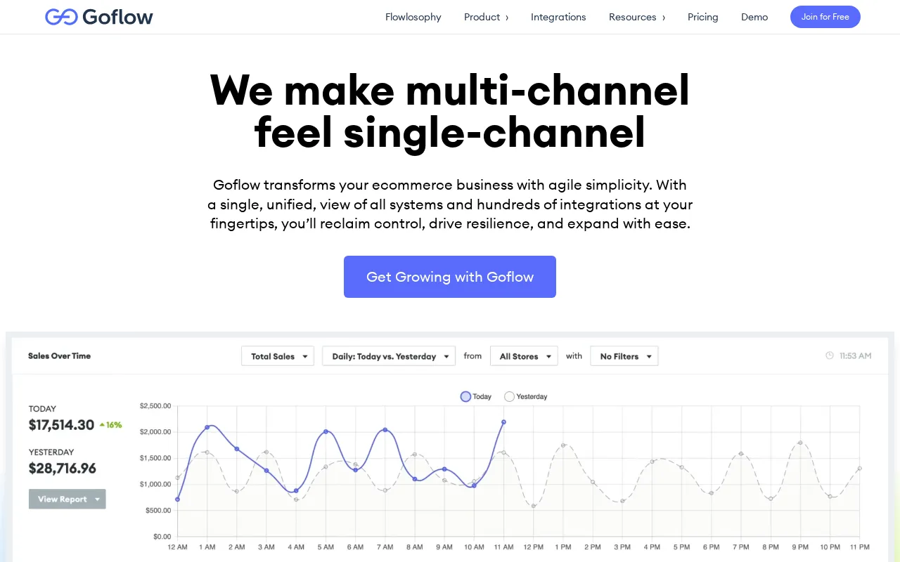 Goflow product screenshot