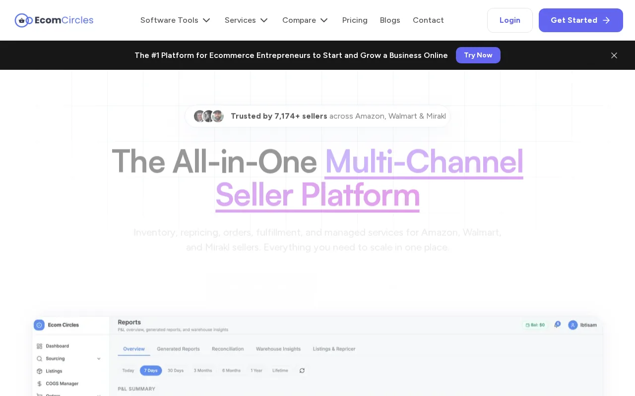 Ecom Circles product screenshot