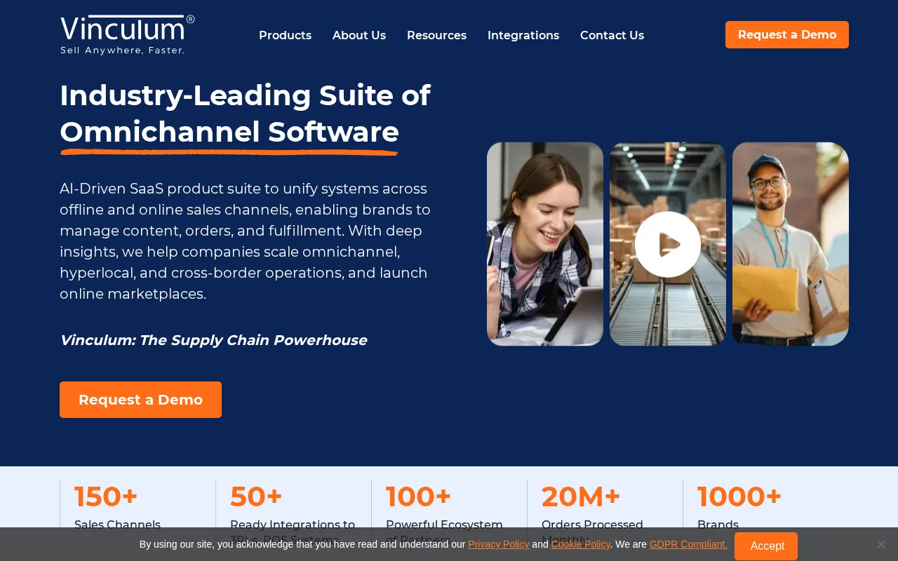 Vinculum (Vin eRetail) product screenshot
