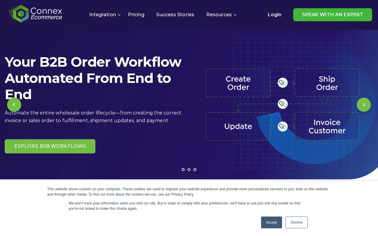 Connex product screenshot