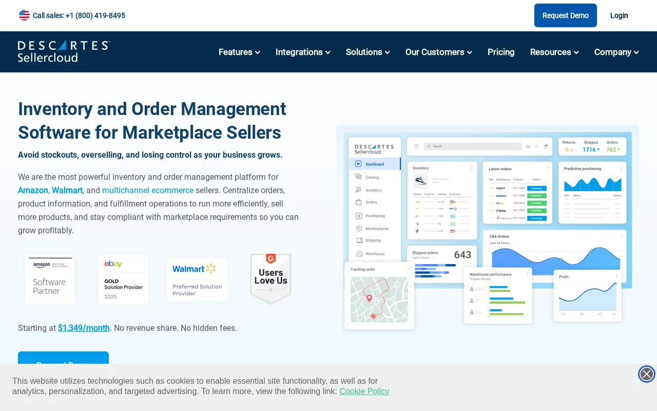 Sellercloud (Descartes Sellercloud) product screenshot