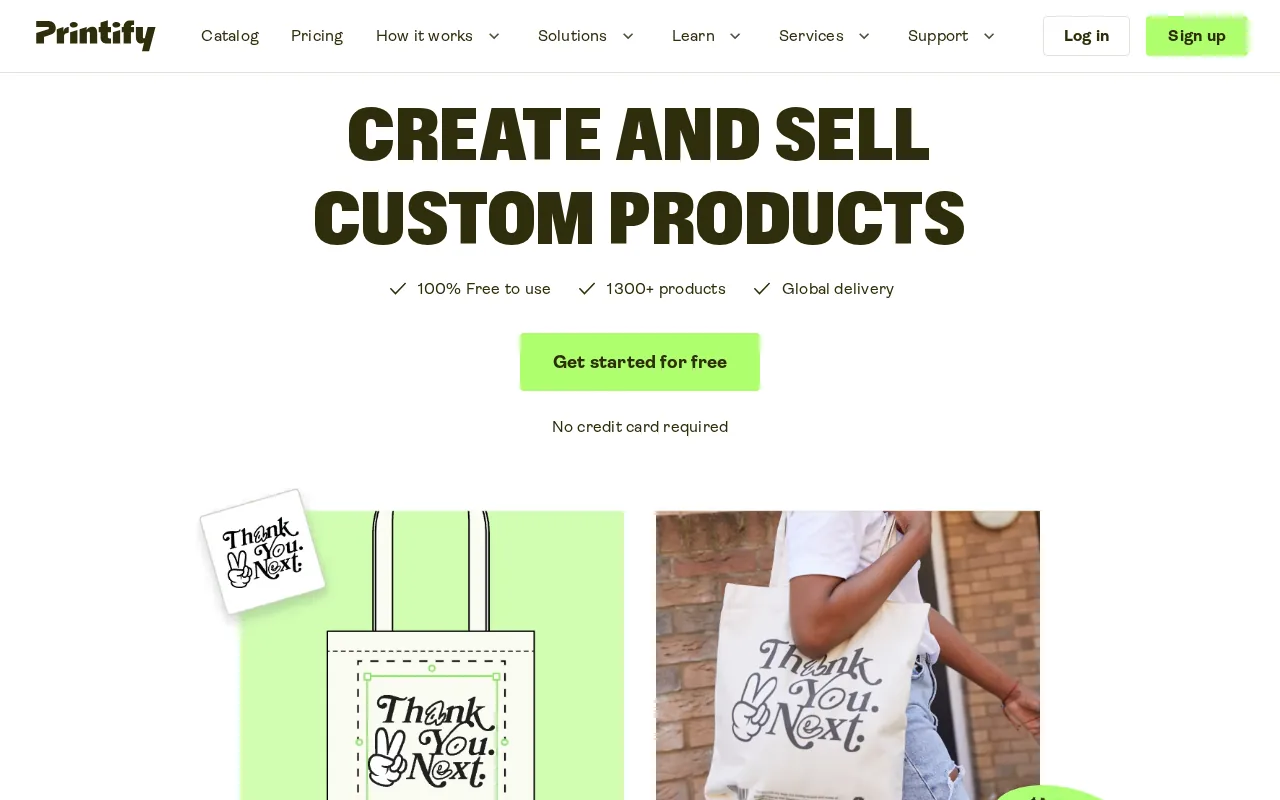 Printify product screenshot