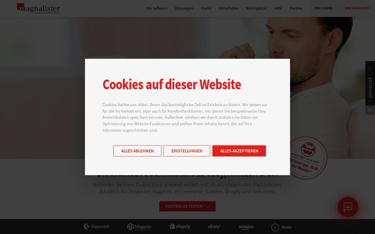 magnalister product screenshot