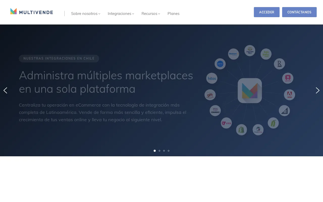 Multivende product screenshot
