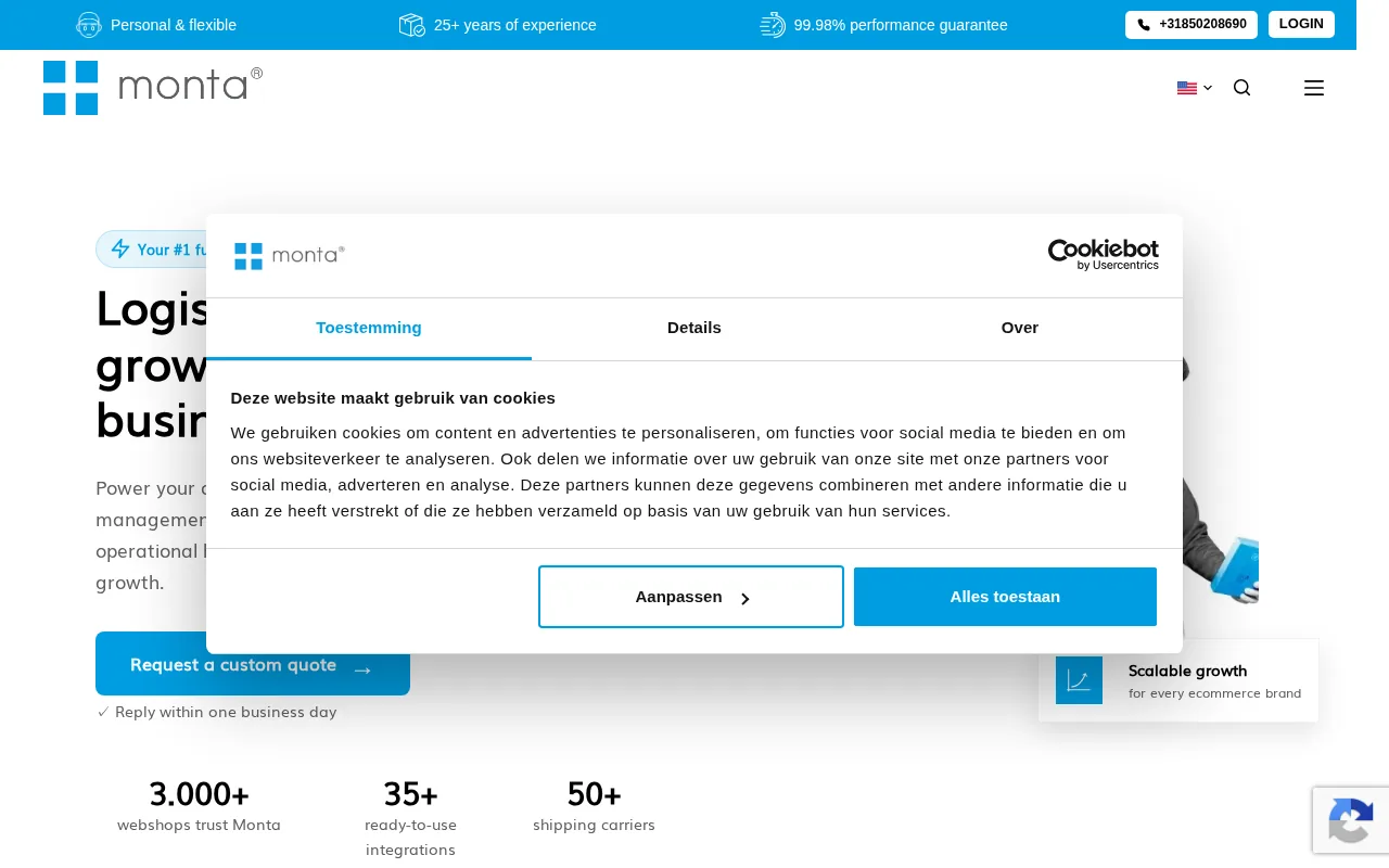Monta product screenshot