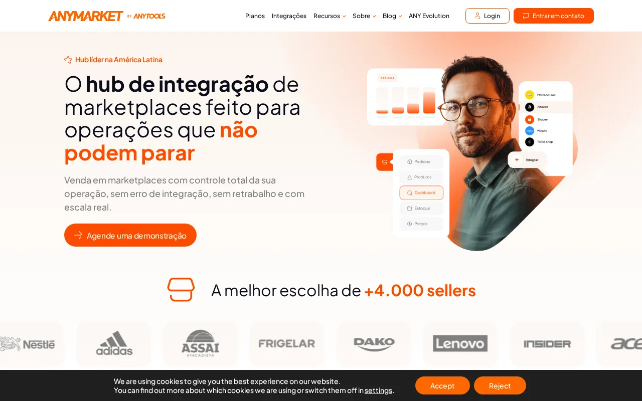 ANYMARKET product screenshot