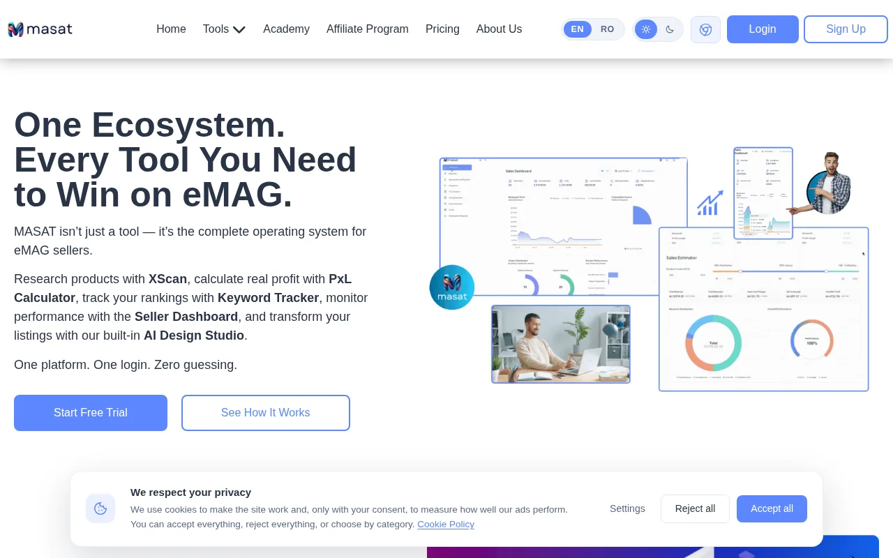 Masat product screenshot