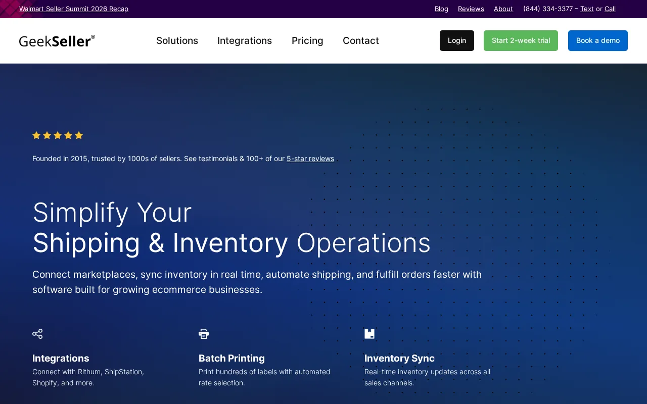 GeekSeller product screenshot