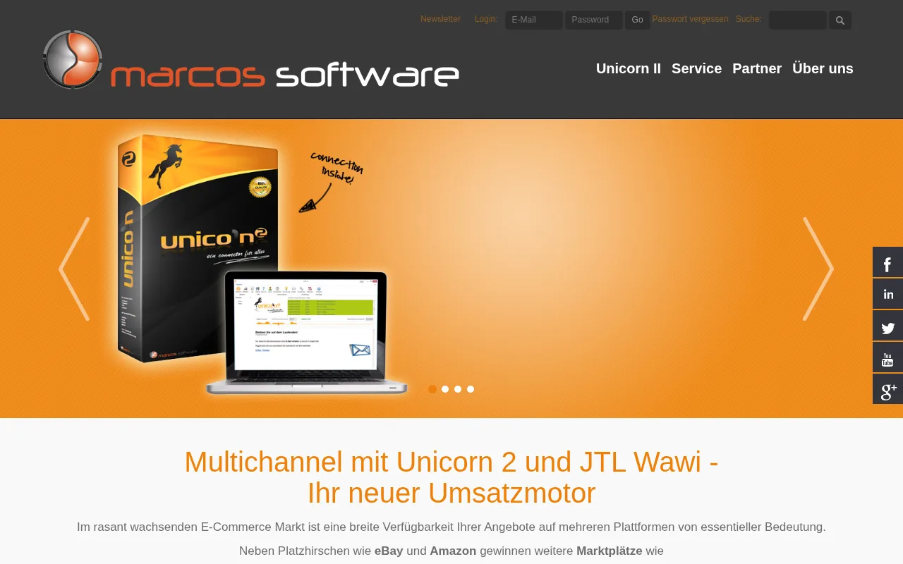 unicorn II product screenshot