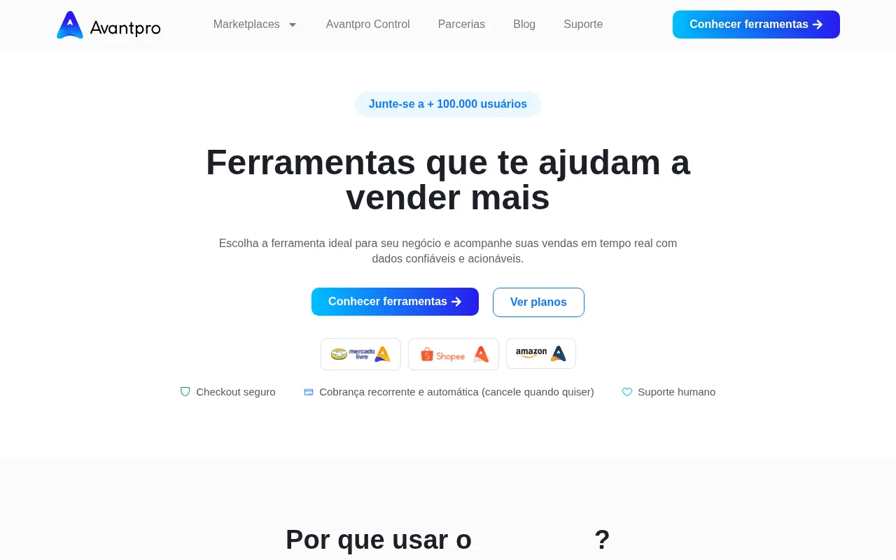 Avantpro product screenshot