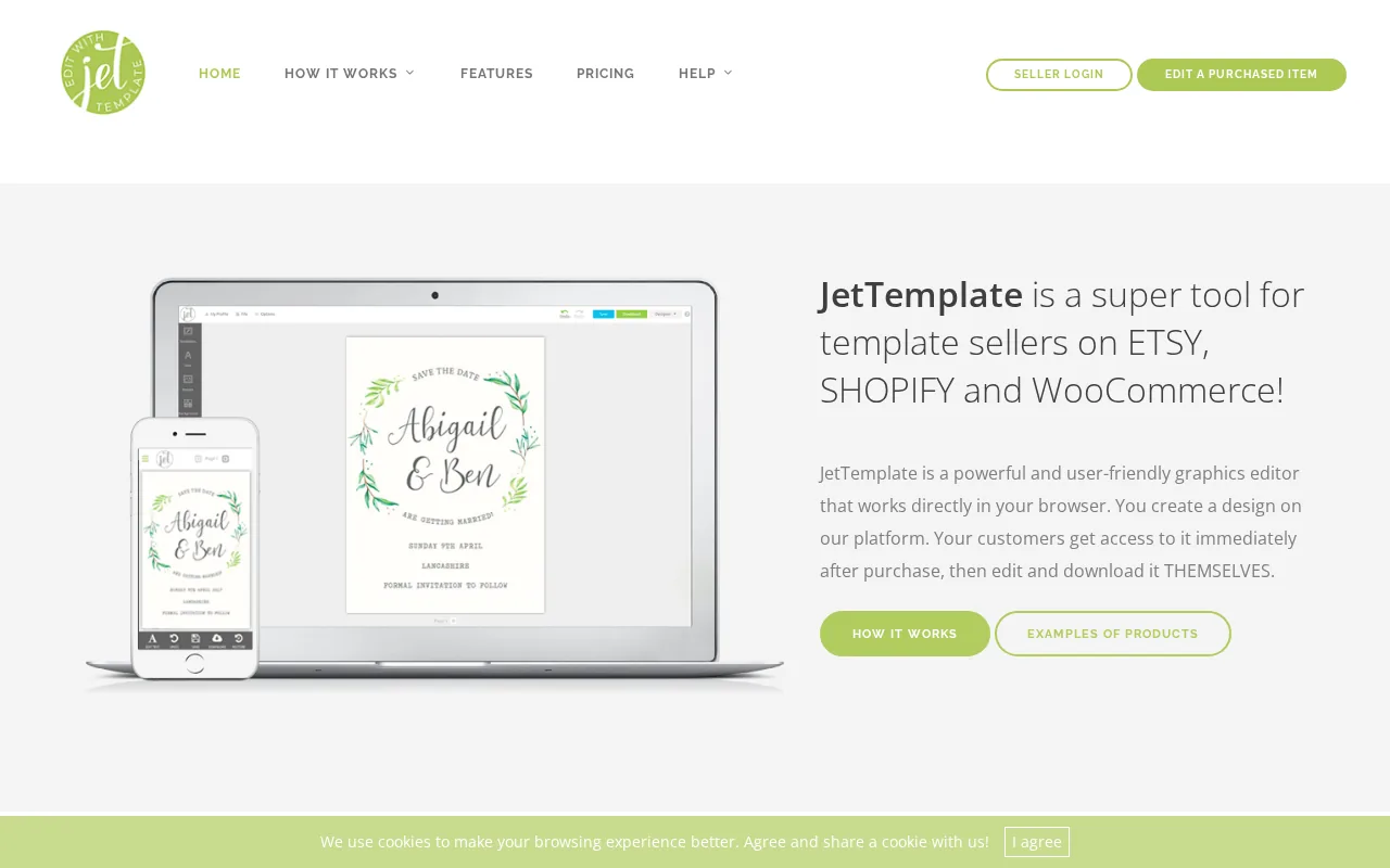 JetTemplate product screenshot
