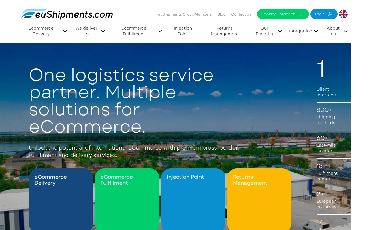 euShipments product screenshot