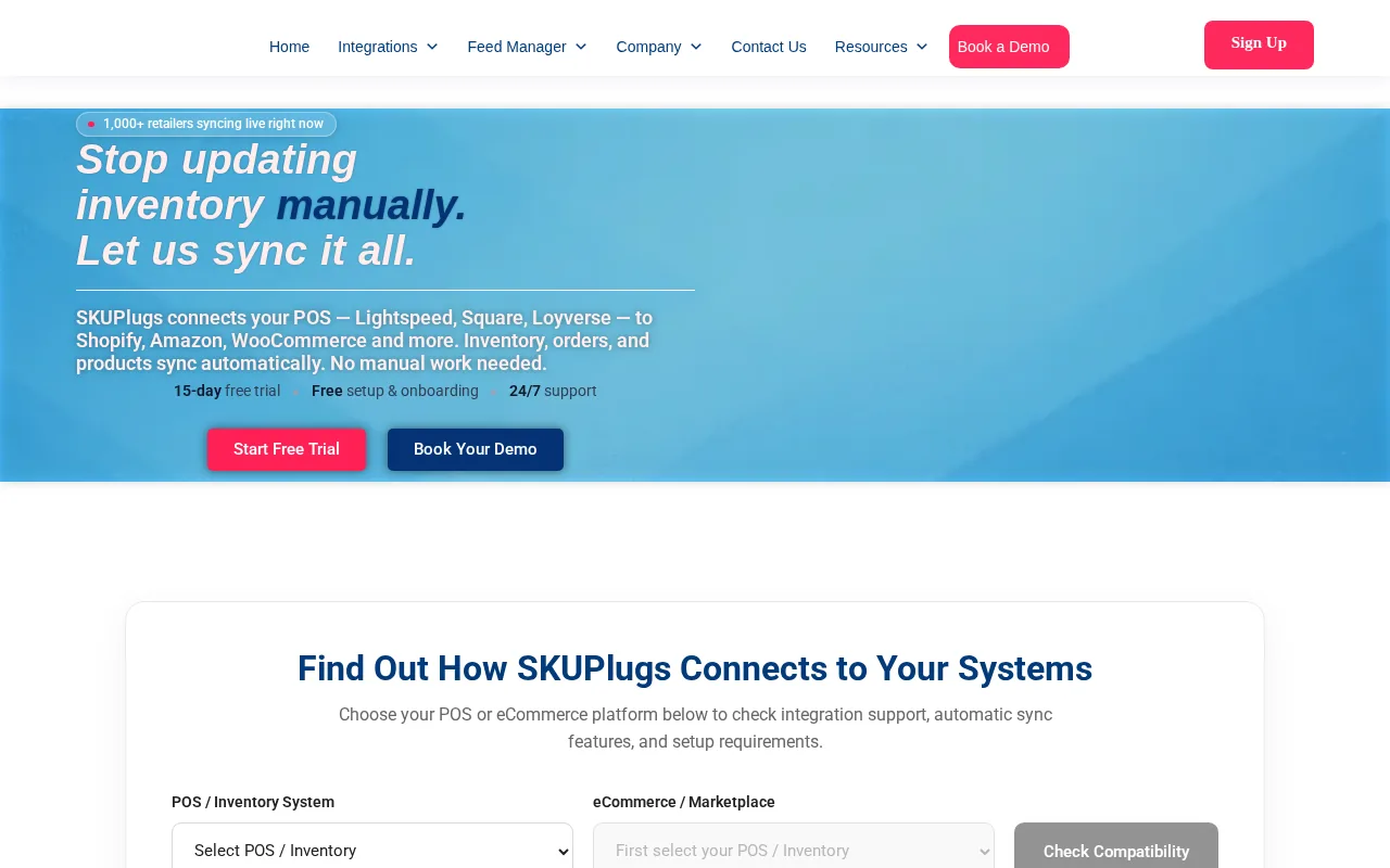 SKUPlugs product screenshot