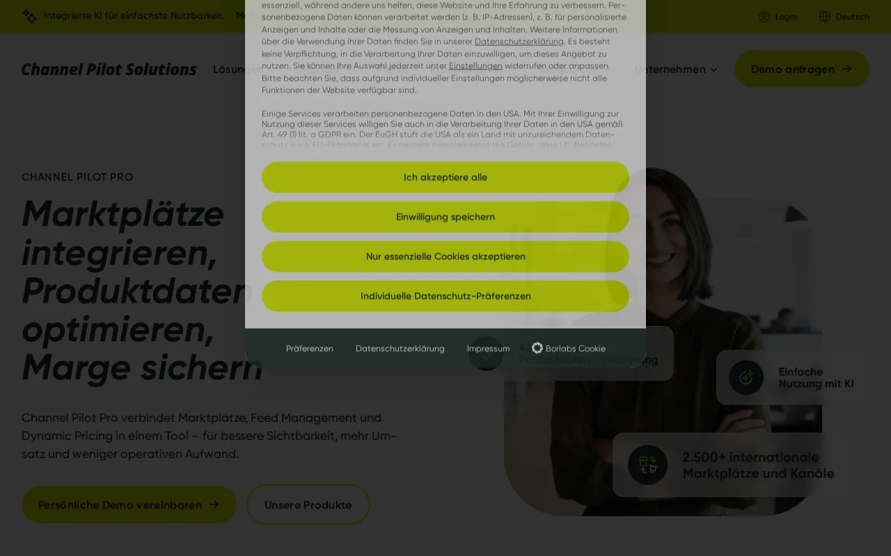ChannelPilot product screenshot