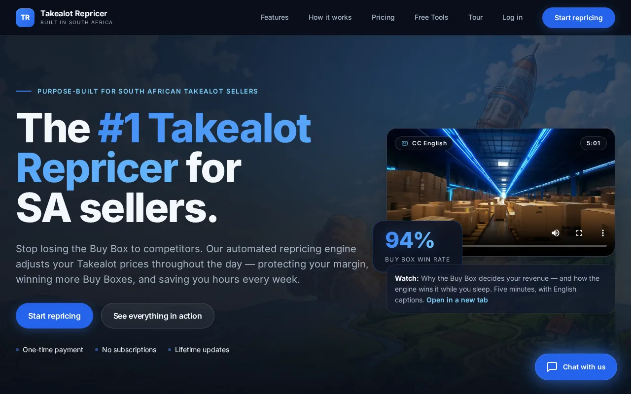 Takealot Repricer product screenshot