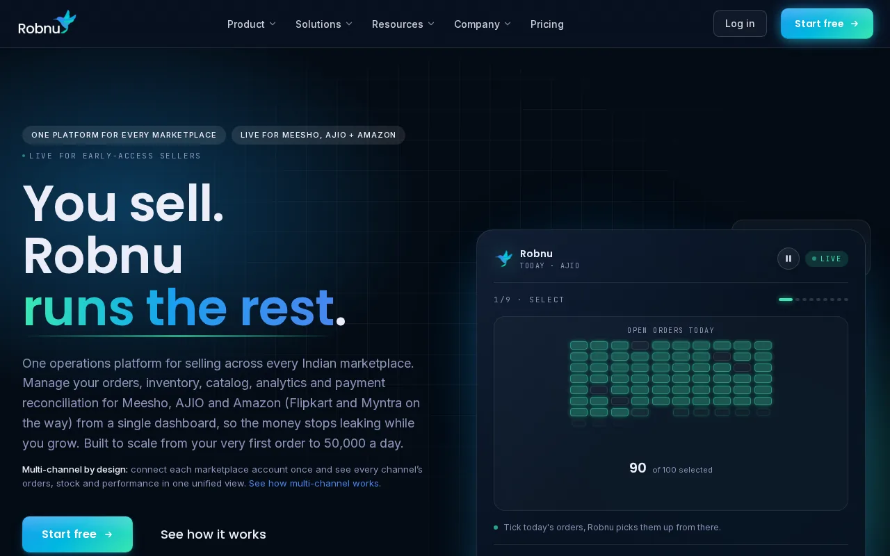 Robnu product screenshot