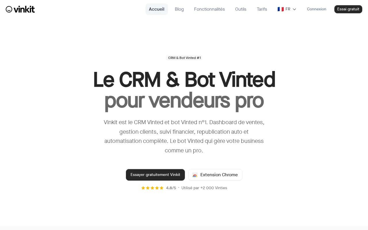 Vinkit product screenshot