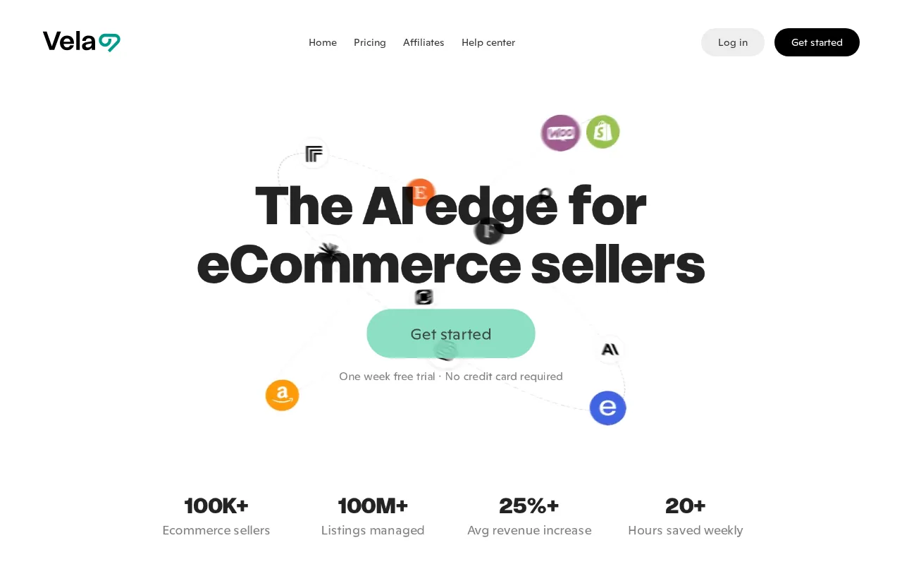 Vela product screenshot