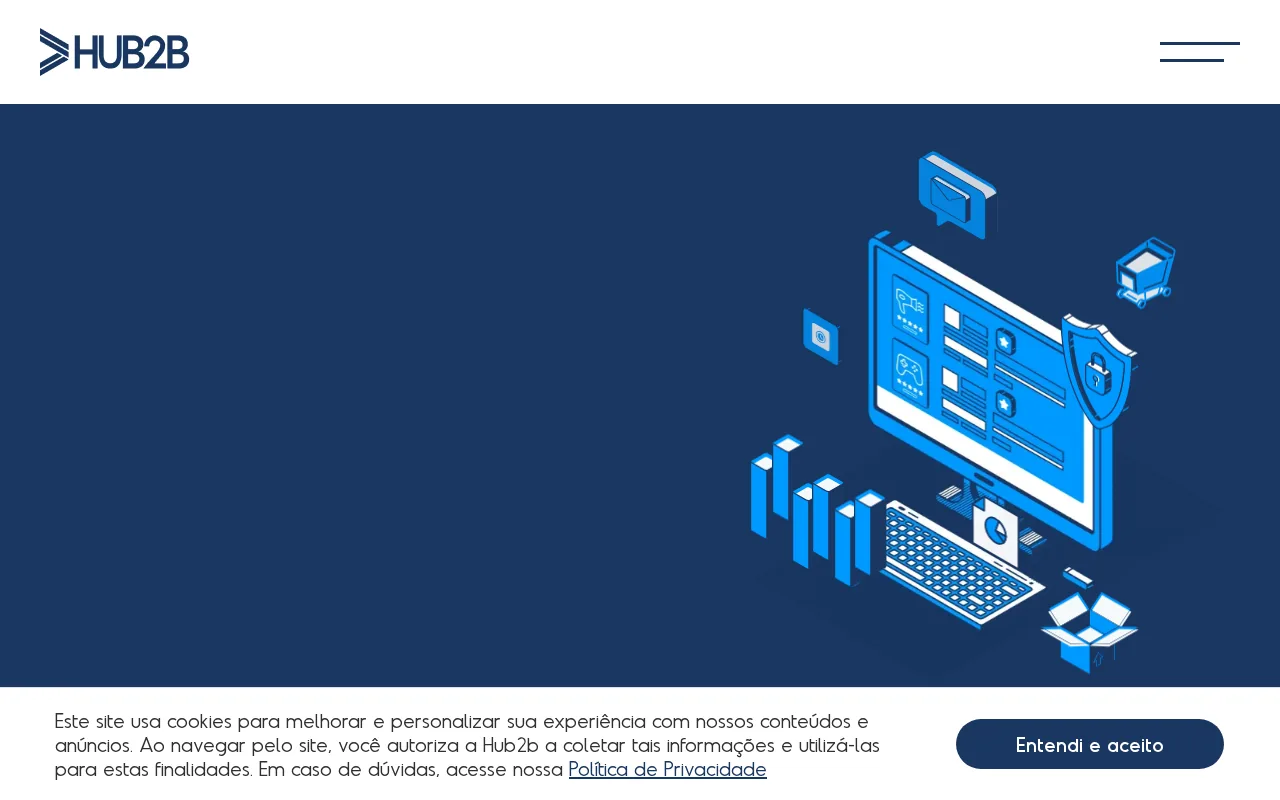 Hub2b product screenshot