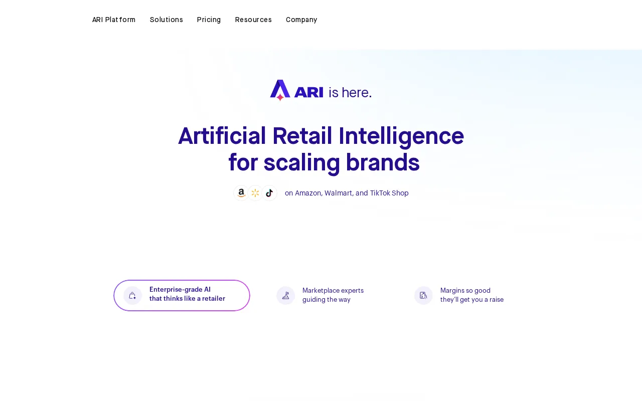 Teikametrics product screenshot