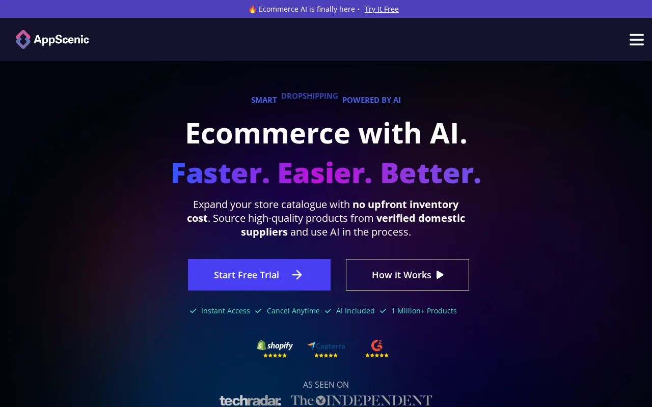 Appscenic product screenshot