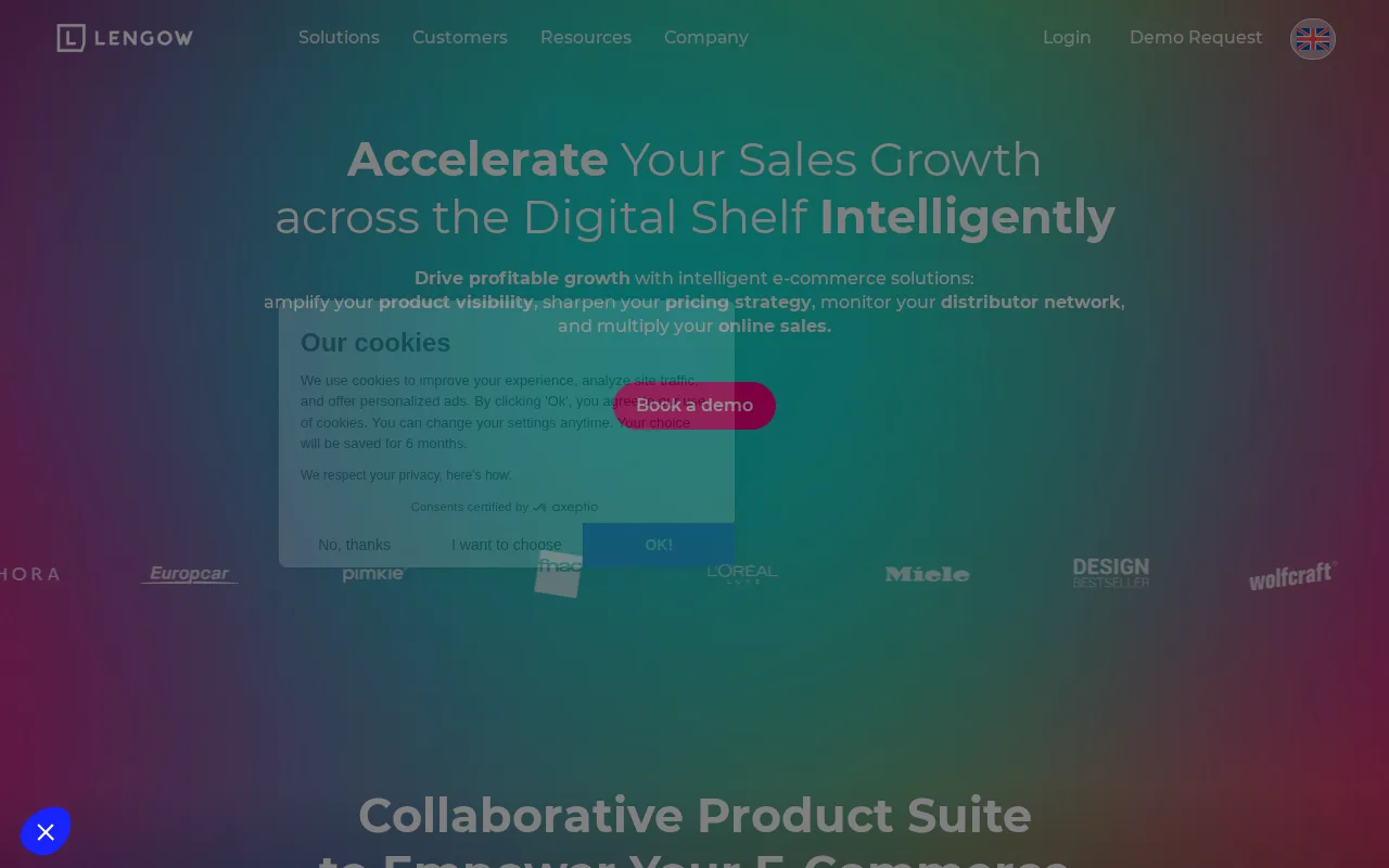 Lengow product screenshot