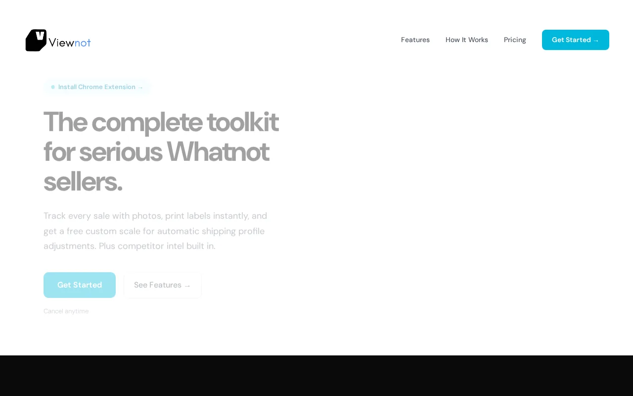 Viewnot product screenshot