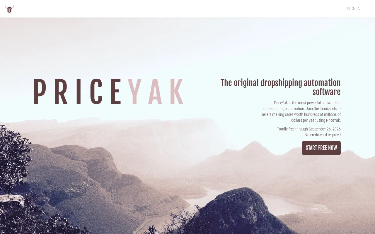 PriceYak product screenshot