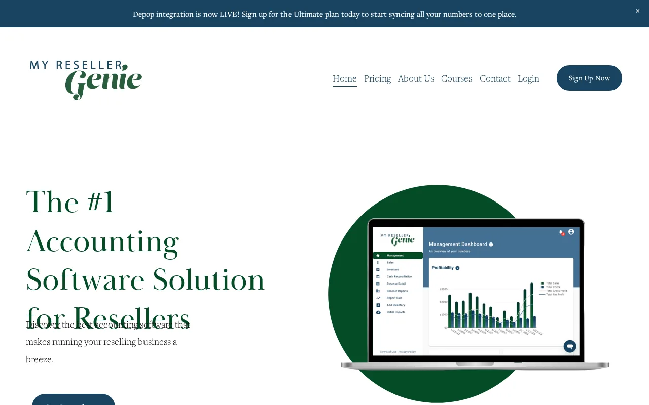 My Reseller Genie product screenshot