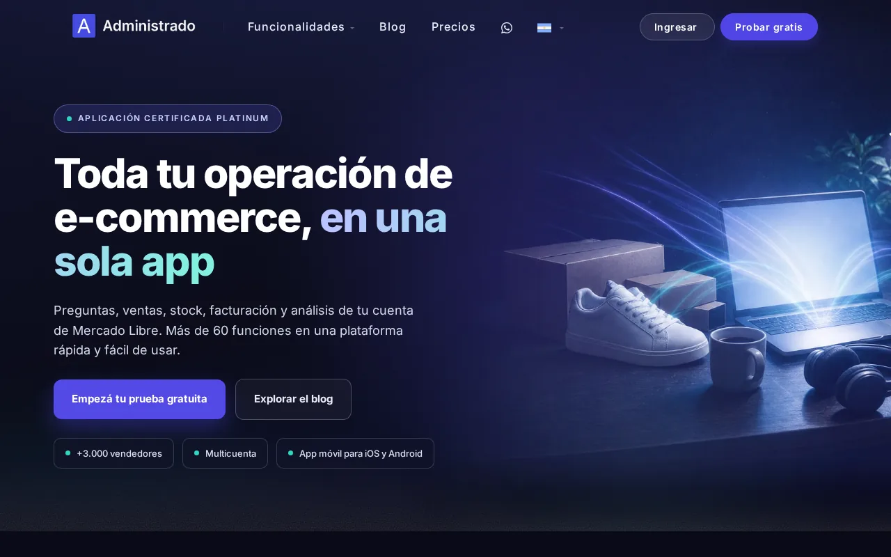 Administrado product screenshot