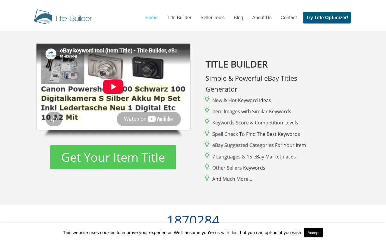 Title Builder product screenshot